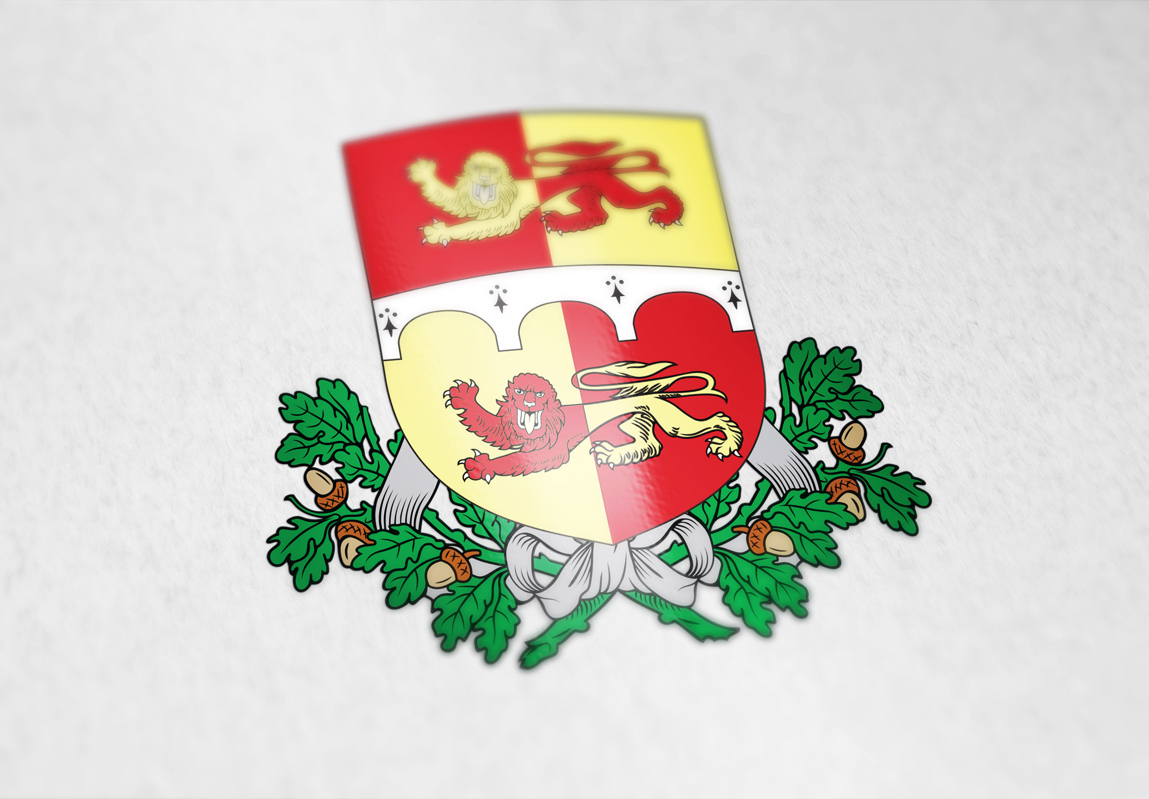 Coat of arms designed for a bridge presentation in the UK