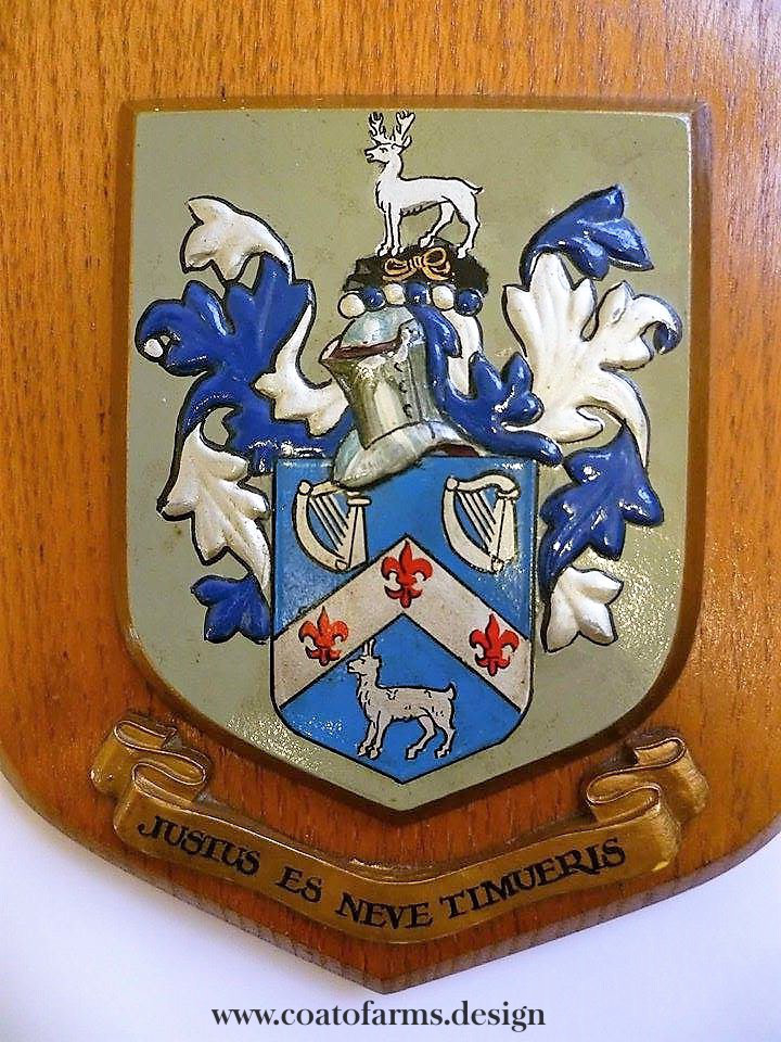 Coat of arms I redesigned for a British family according to the existing painted relief (with some changes) 2