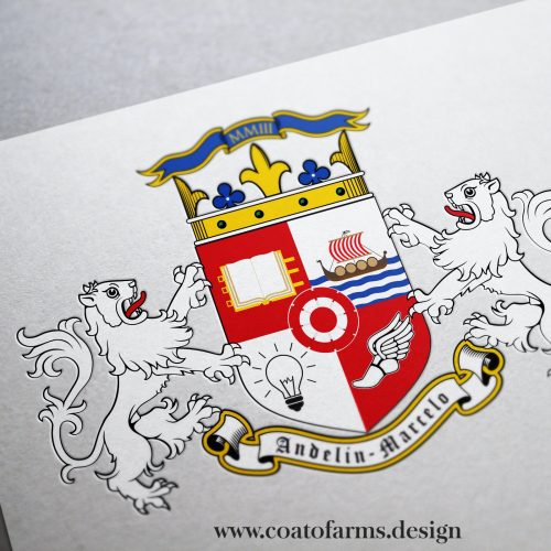 Coat of arms (emblem) I designed for a company from Peru