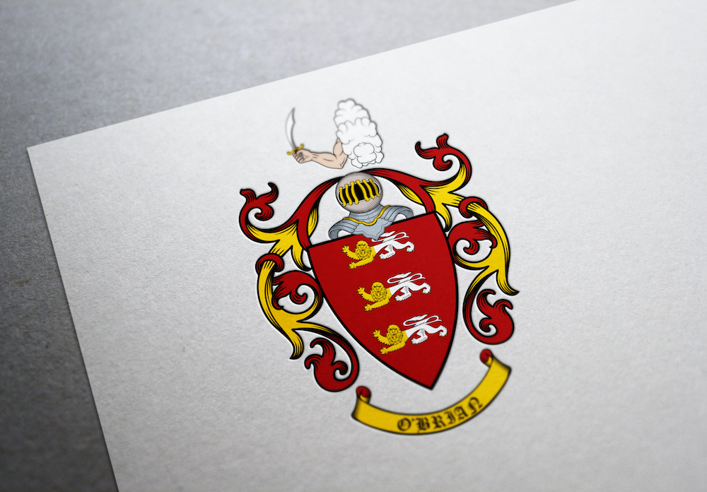 Coat of arms I created for O'Brian family from the USA